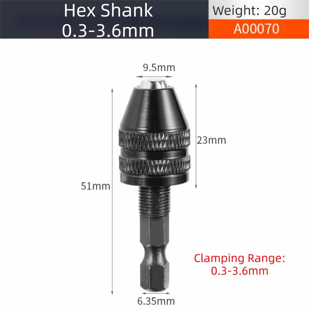 Hexagonal Shank Hex Shank Drill Bits Adapter Quickly Replace Hex Shank Connector  Woodworking