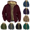 Veste de couleur unie pour hommes, veste à capuche avec fermeture éclair, tendance décontractée, printemps et automne