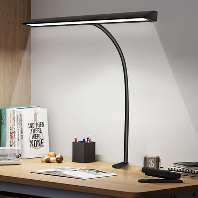 LED Clip Schreibtischlampe Augenschutz Tischlampe für Home Office Arbeitszimmer Beleuchtung 3 Farben Dimmbares Computerlicht