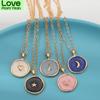 Latest Voguish Stylish Pendant Necklace Metal Alloy Drop Oil Love Heart Moon Lightning Necklaces Graceful Cute Women Round Gathering Party Event
