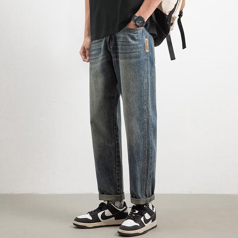 Playboy Men's Straight Leg Jeans