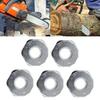 5x Tool Bar Nuts For Stihl MS 180 250 381 361 440 660 Chainsaw 0.87 Inch M8 Silver Metal Replacement Part Set Spare