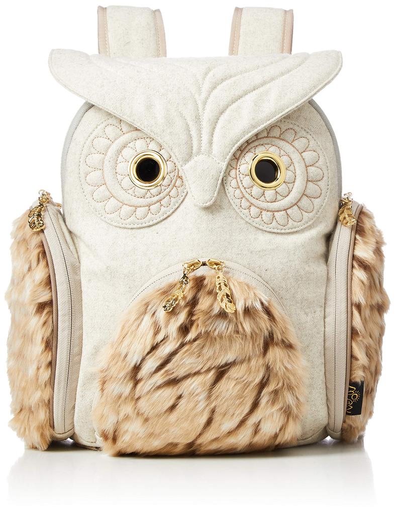 MORN CREATIONS Owl Classic Flannel Fur, White, Size M, OW-352