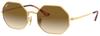 Sunglasses 0RB1972 OCTAGON 914751 CLEAR GRADIENT BROWN 54 Ray-Ban