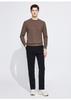 Langdeng Men's Round Neck Hoodie