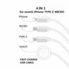 Apple Watch iOS 10 Wireless Charger: 1-to-4 with Decoding Chip for iWatch S9