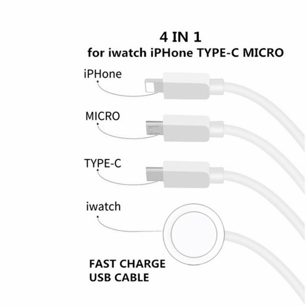Apple Watch iOS 10 Wireless Charger: 1-to-4 with Decoding Chip for iWatch S9