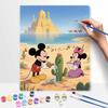 Disney Desert Castle Cactus Digital Oil Painting Art Painting Handmade Diy Home Decorations