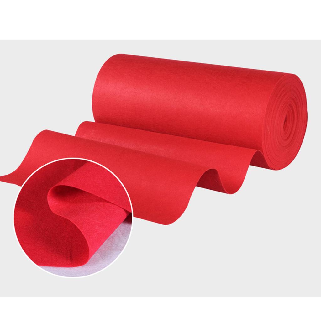 Red Carpet Runner Red Aisle Runner Portable 1.2 Meter Wide Wedding Carpet for Indoor Outdoor Banquet Hallway Decorations
