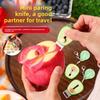 Portable Avocado Peeler, Stainless Steel Retractable Fruit Peeler, Mini Pocket Peeler for Travel, Kitchen Gadgets