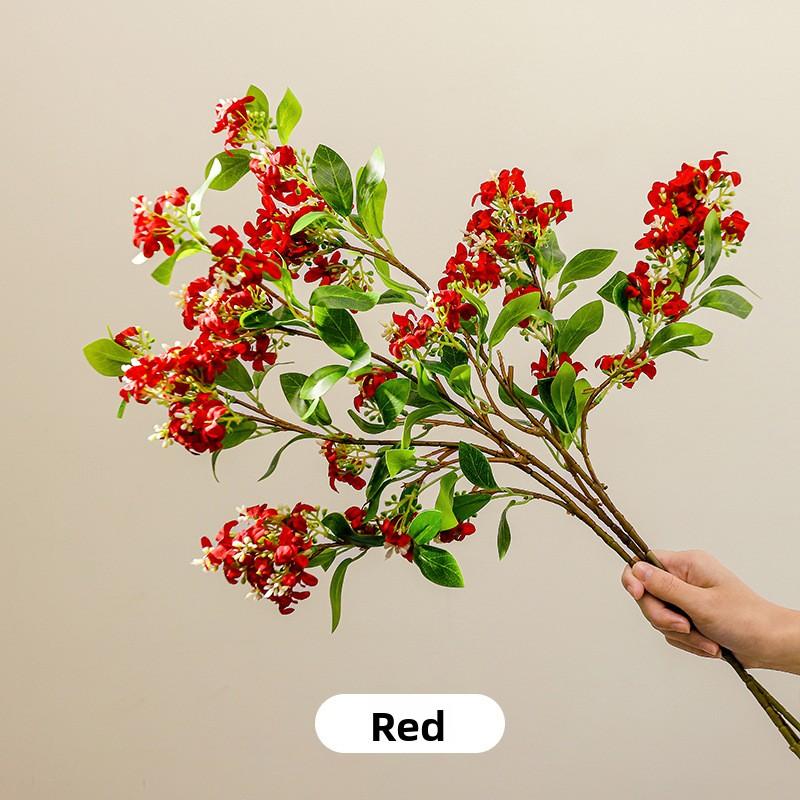 Tausendmeilen Fliederblüten, Künstliche Blumen, Wohnzimmersträuße, Heim-Blumenarrangements, Dekorationen und Ornamente für den Esstisch