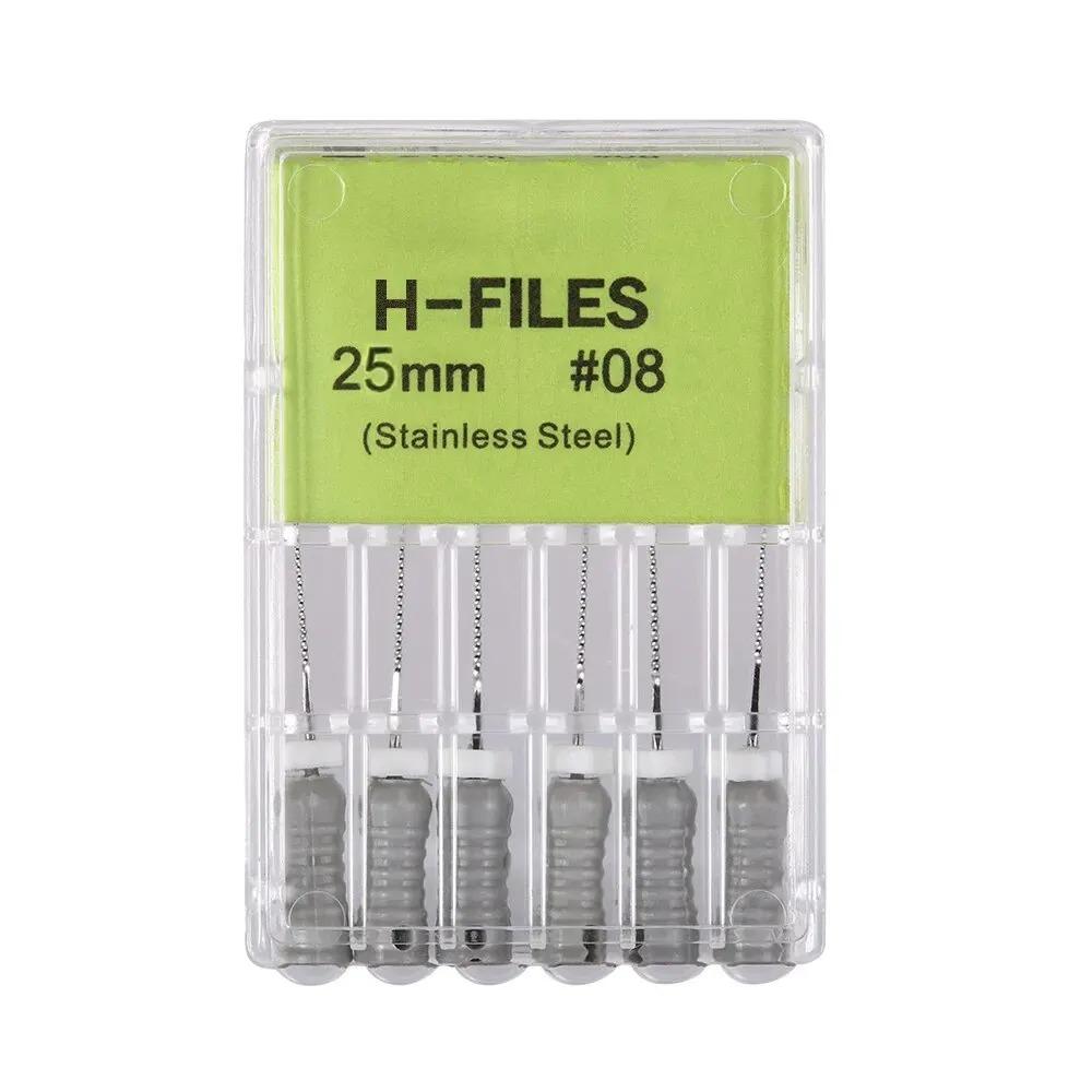 High Quality Dental H- Files Stainless Steel Hand Use Root Canal H File Endodontic Treatment File for Dentistry Instrument