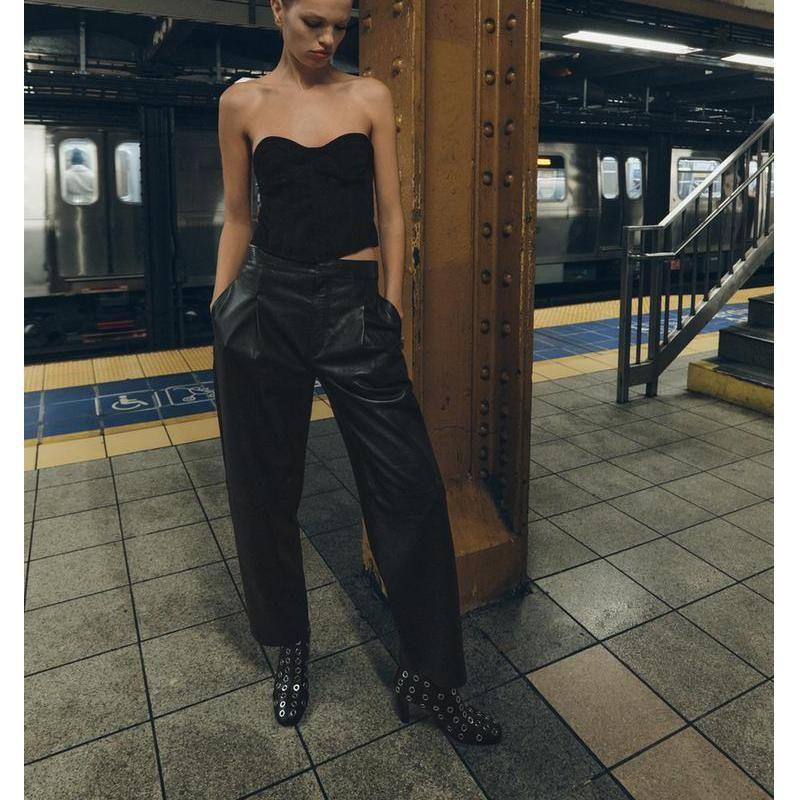 Fall and Winter New Women's Clothing Fashion Wind Easiest for Match Sleeveless Tube Top Corset Short Tops 9632269