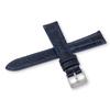 Watch Replacement Strap, 19mm Genuine Leather, Navy Blue, Slide Spring Bar, Men's, with Care Instructions, RS06P19NY (Dark Blue)