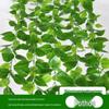 Rattan Pothos Artificial Leaf Vine for Indoor AC and Water Pipe Decoration