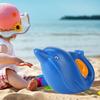 1200ml Outdoor Kinder Kunststoff Cartoon Tier Gießkanne Strand Spielzeug Gartenarbeit Streuen PotBlue