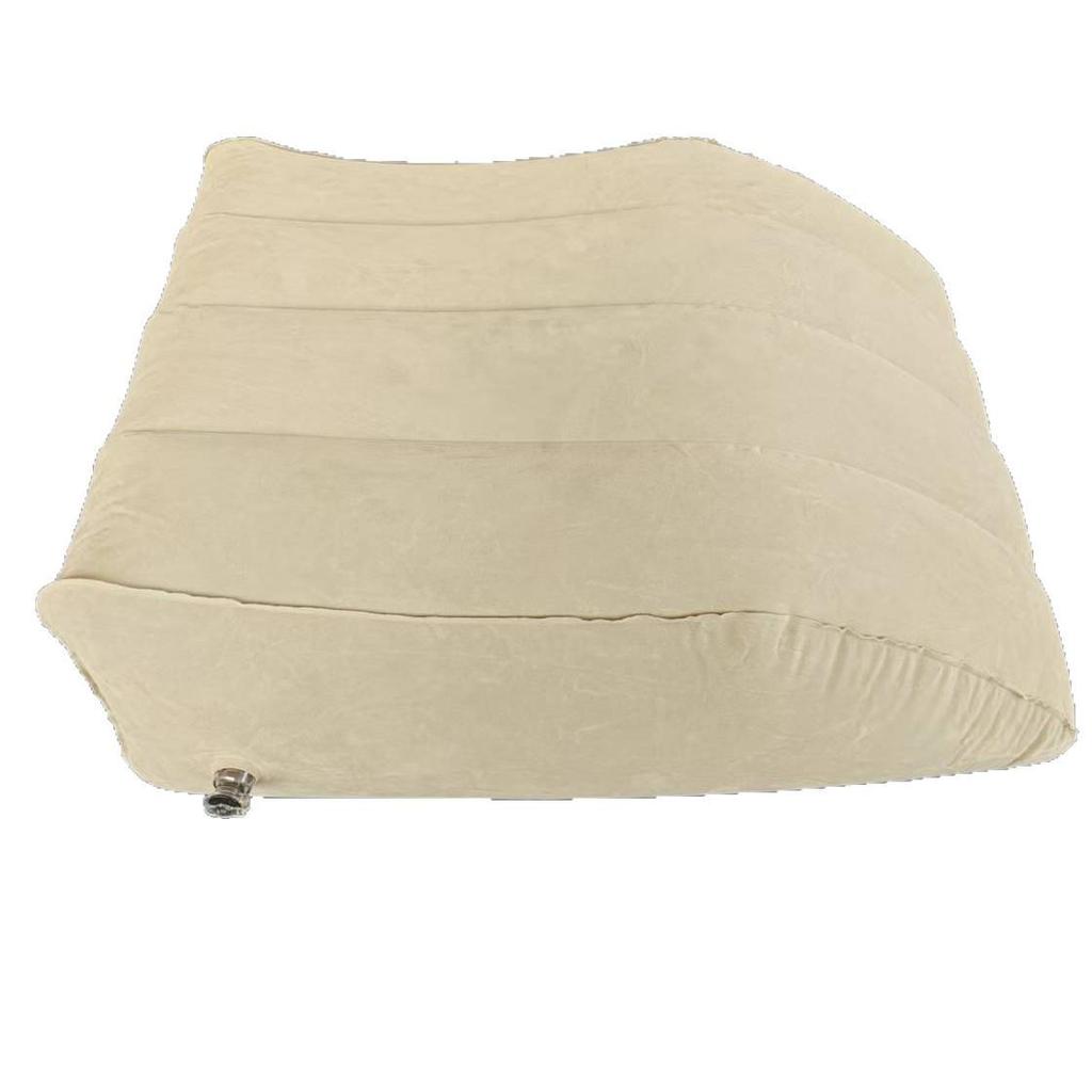 Adjustable PVC Inflatable Leg Pillow for Circulation and Elevation - Dual-Use for Home and Travel