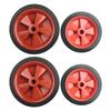 2Pcs Air Compressor Wheel Replacement Absorption Non-Slip 5-6Inch Shockproof