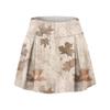 Moda da donna stampata casual sportiva fitness corsa yoga gonna da tennis gonna corta a pieghe pantaloncini mezza gonna