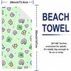 Lucky Charm Microfiber Beach Towel Quick Dry Sand Free Oversized Soft Absorbent Bath Towel for Swimming Pool Travel Gym