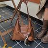 Portable casual handbag for short trips with one shoulder