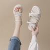 Sandals women's new summer flat-bottomed versatile beach pregnant women wear two cool slippers