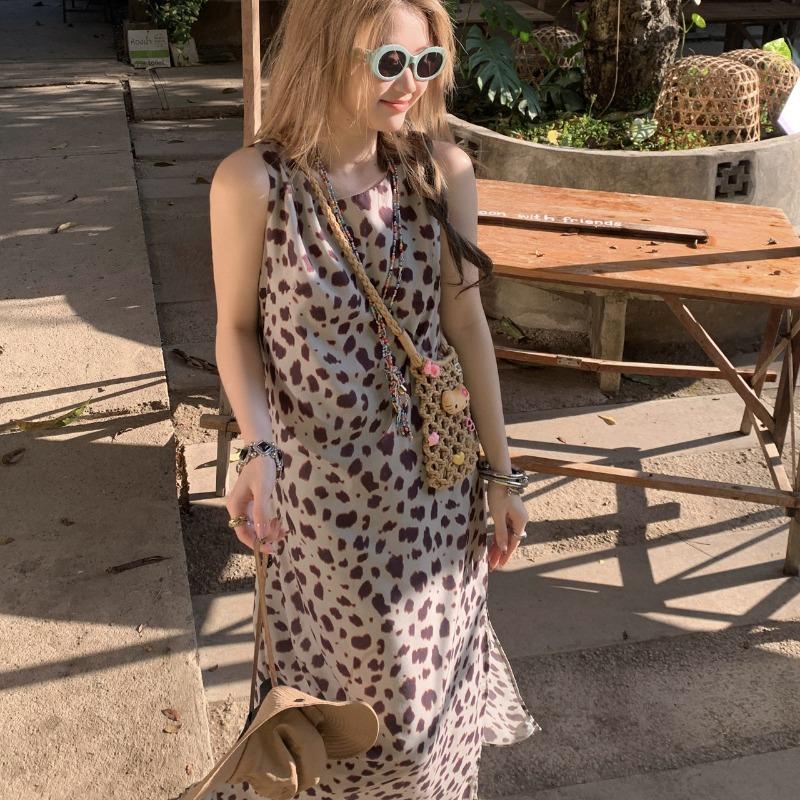 Women's Sleeveless Loose Dress Summer Design Sense of Niche Holiday Dress