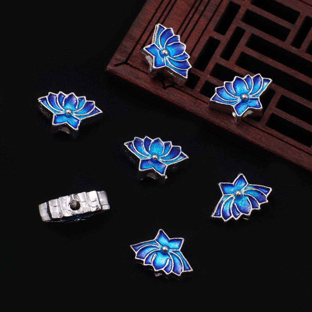 

Античные очаровательные бусины из сплава, аксессуары для изготовления ювелирных изделий DIY 9×14mm серебряный