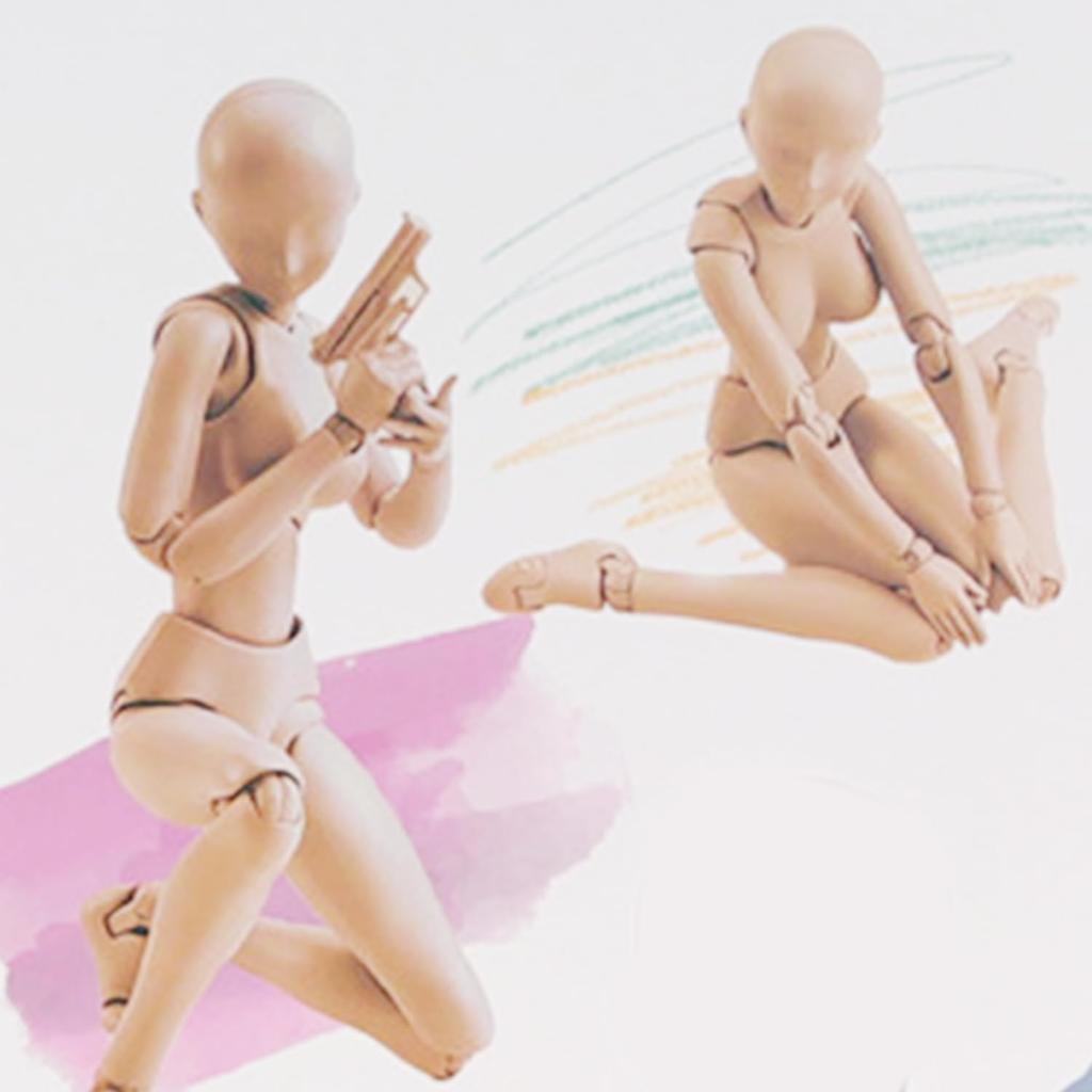 Huijokf Tegning Tegning Manga Tegning med Kvinnelig Mannequin Figur Modell for med Dukke for Kunstøvelse Modell, Dukke, Modell, Leddet, Stativ,