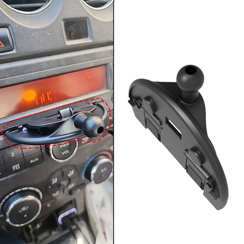 1pc Car Air Vent GPS Black Mount Bracket Clip CD Slot ert Phone Holder 17mm Ball Head Base Auto Accessories For IPhone Xiaomi