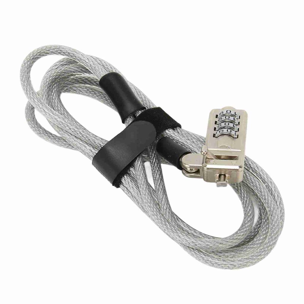 Laptop Cable Lock Theft Deterrent Keyless Lock Laptop Lock Security Cable with 4 Digit Password Protections for