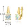 Shinning 100% Natural Opal Jewelry Set  Earrings Ring Real Gemstone Oval 7*9mm  925 Sterling Silver Exquisite Jewelry Gift for Women