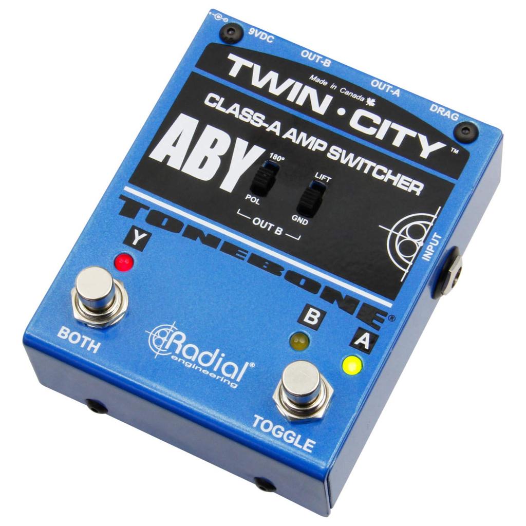 RADIAL Bones TwinCity Y Amp Switcher A/B