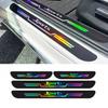 4Pcs Car Door Sill Anti Scratch Stickers Threshold Bumper Protector Strip Films