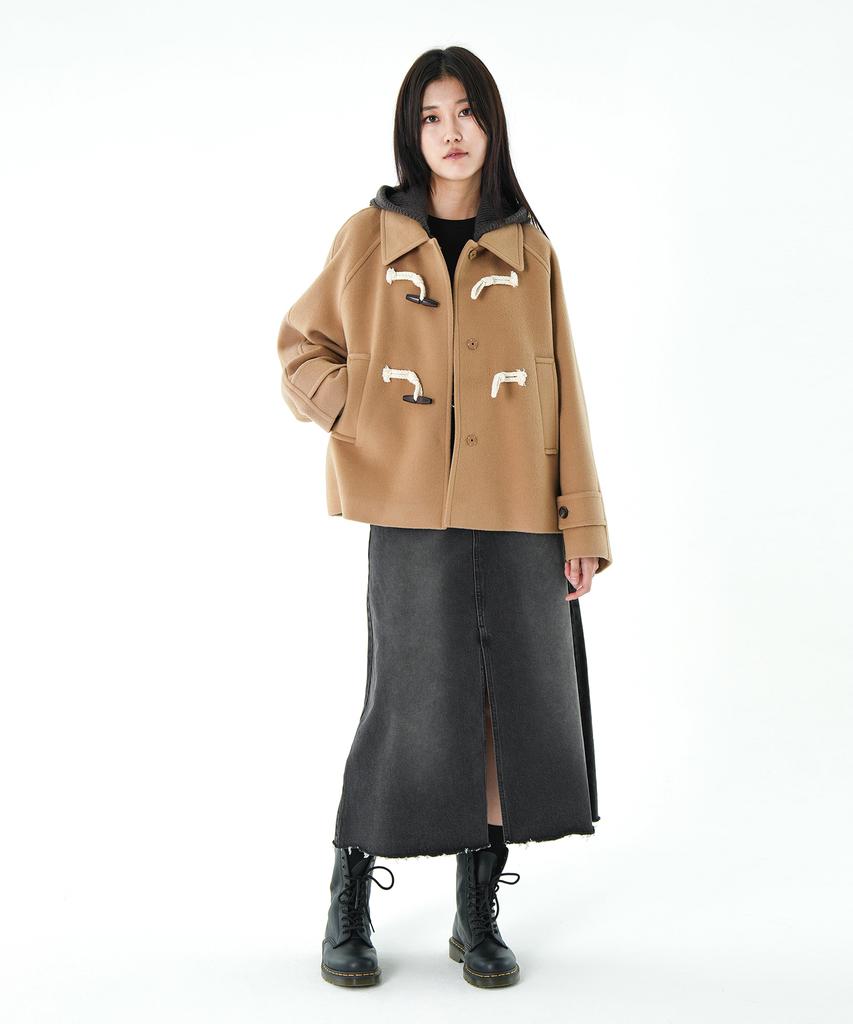 Jenyujeu Mod Midnight Denim Skirt - Dark Gray