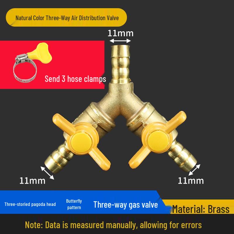 Liquefied Gas Distribution Three/Four-Way Ball Valve Connector