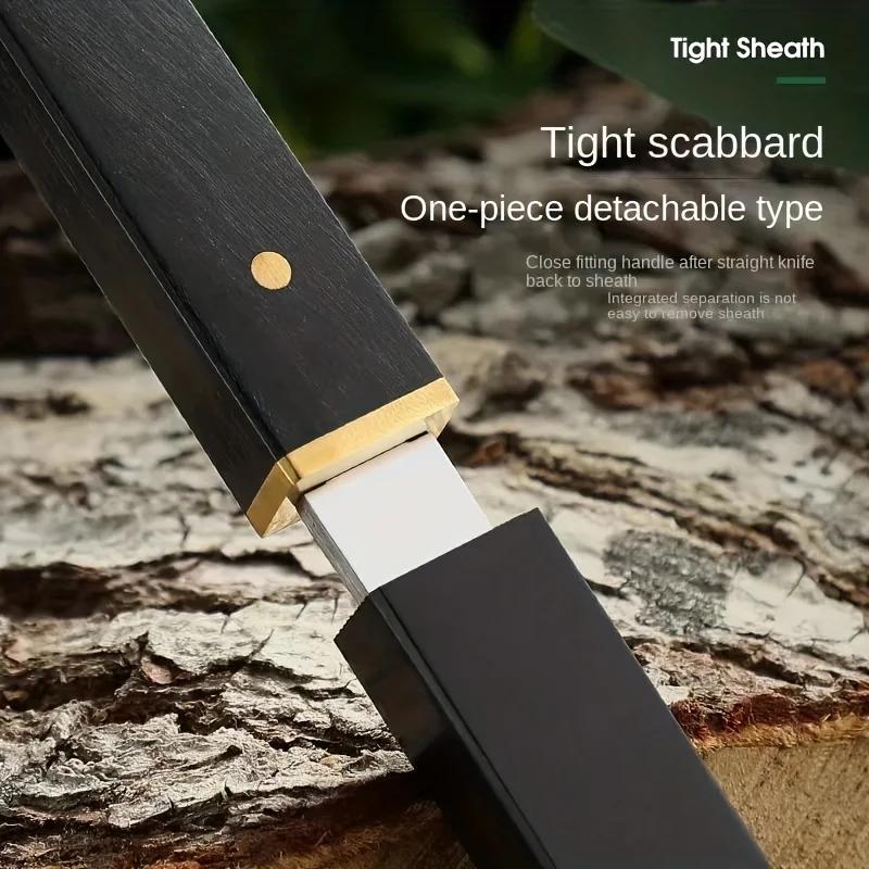 Professional Pocket Fruit Knife Multifunctional Meat Cleaver Knife High Hardness Portable Straight Knife Sharp Kitchen Cooking