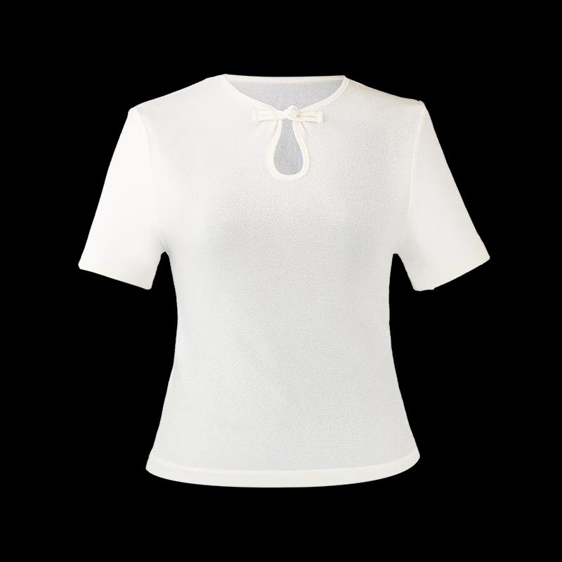 HECO Women's New Chinese Style Acetate Knit Frog Button Top