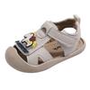 Baby Soft Sole Closed-Toe Sandals Toddlers Ages 1-3 Years Cartoon Design PU Upper PVC Footwear