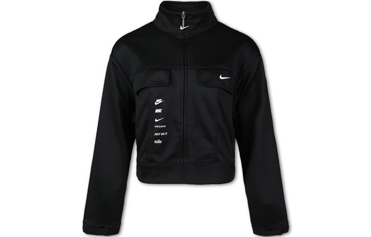 

Nike Jackets Women s Black Stand Collar Moderate Other CU5679-010 L