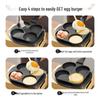 Supor 19 cm 4-håls Non-stick Ägg- & Pannkaksstekpanna