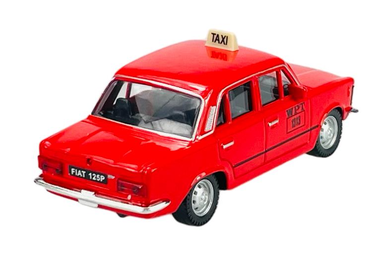 WELLY FIAT 125p TAXI RED 1:43 44023