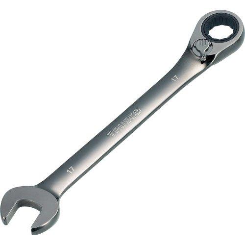 

TRUSCO Switchable Gear Wrench Combination Type 14X14 x 10 Non-Chrome TGRN-14R [Case Sold]