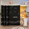 1 Bedroom Bed Curtain - Blackout, Star Patterned Room Partition, Lightweight Fabric, Perfect for Families and Dormitories