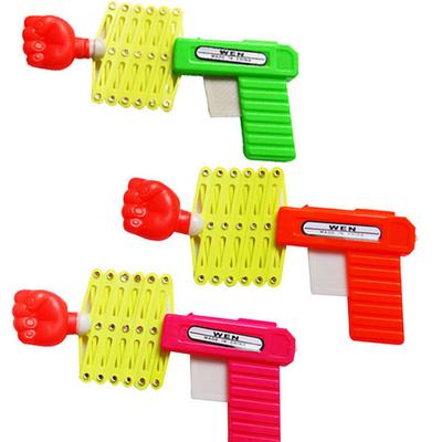 Lustige Punch Gun Zaubertricks Spielzeug Elastische Teleskop Pistole Kinder DIY Manuelle Spielzeug Kinder Spielzeug Pistole