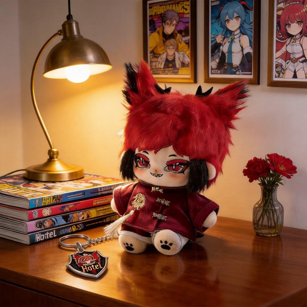 Hazbin Hotel Alastor Radio Demon Plush Doll With Removable Clothing For Teens And Collectors