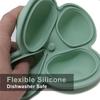 AT19-Ice Ball Silicone Mold 4-Cavity Round Ice Cube Tray Including Lid For Cocktails, Whiskey& More Perfect