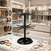 1 Stück 2. / 3. Etage drehbarer Schmuckaufbewahrungsständer Halsketten-Displayständer drehbarer Schlüsselanhänger Armband-Aufbewahrungsständer perfektes Weihnachtsgeschenk