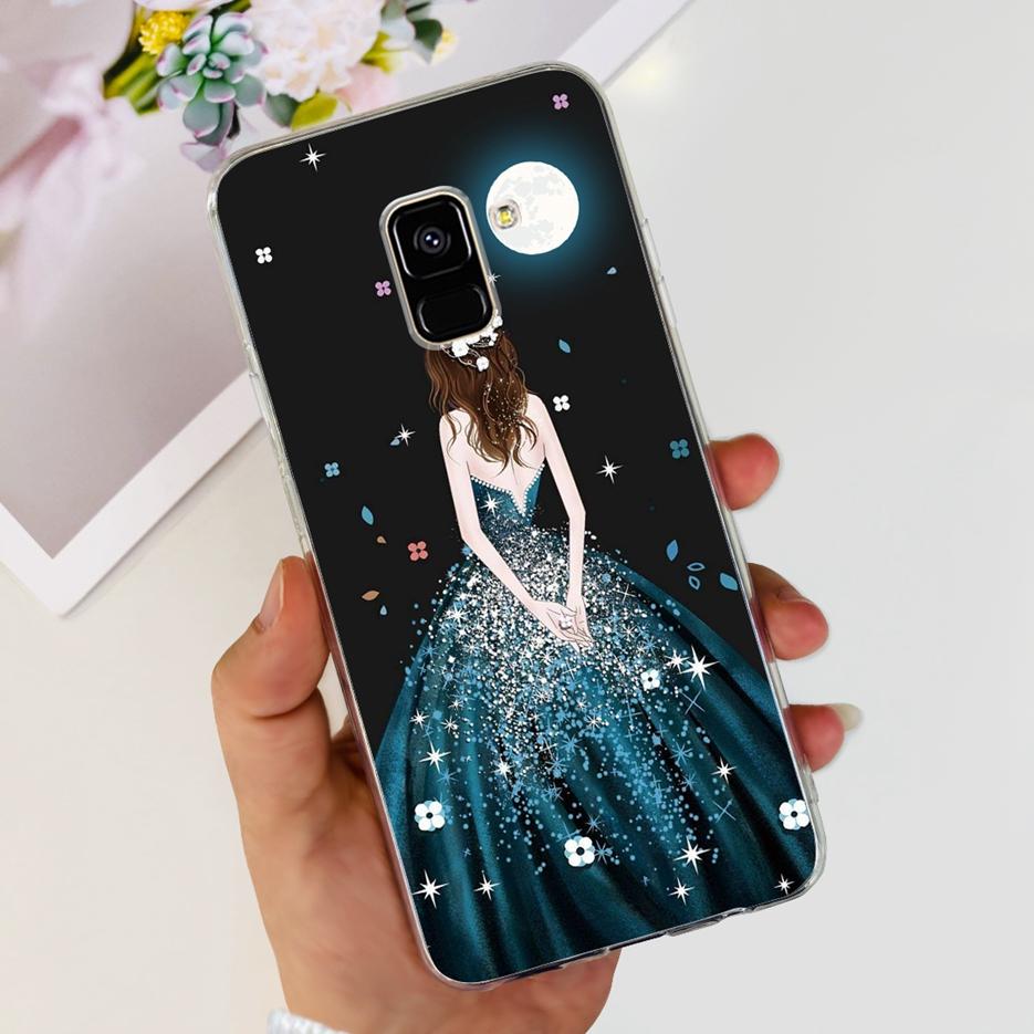 For Samsung Galaxy A8 2018 Case SM-A530F New Fashion Painted Cover Soft Silicone Phone Case For Samsung A8 Plus A8+ A730F Bumper