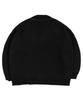OHY Oversized Distressed Logo V-Neck Knit - Black